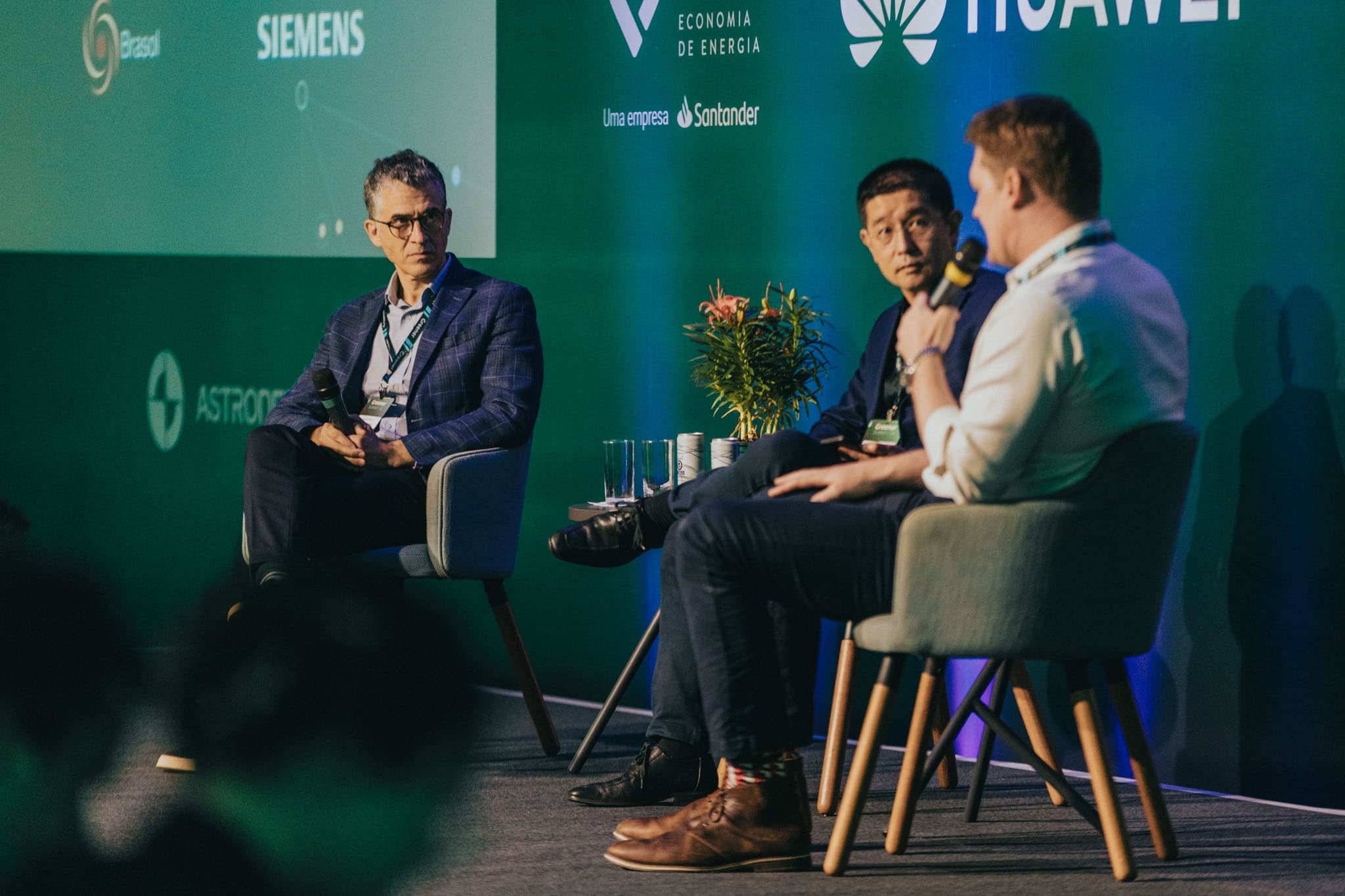Guy speaking in a conference