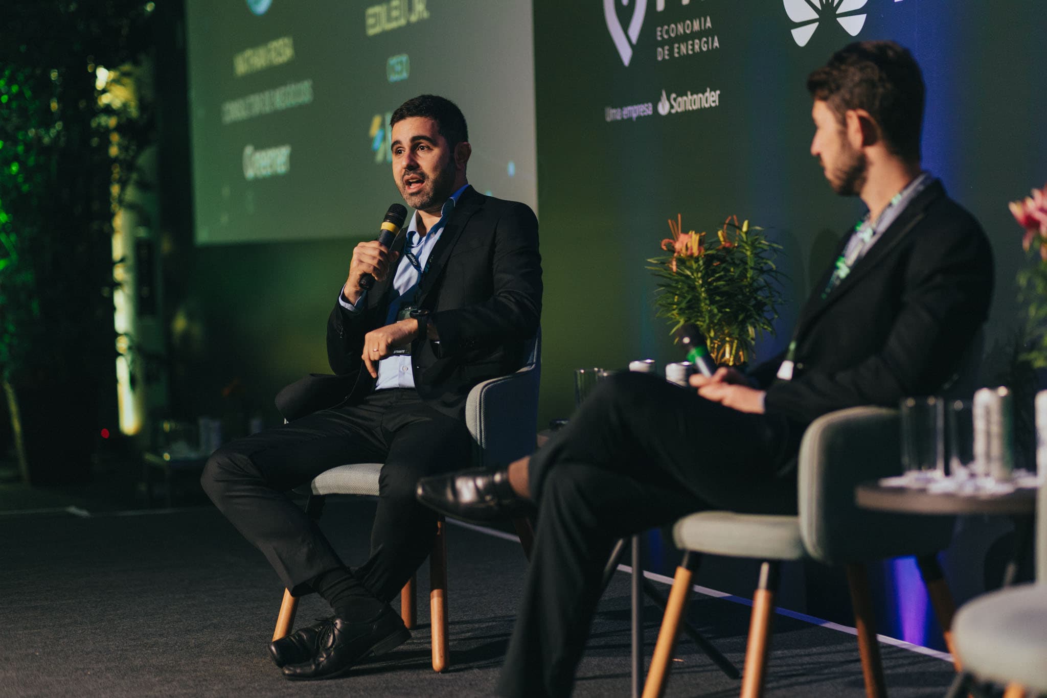 Guy speaking in a conference
