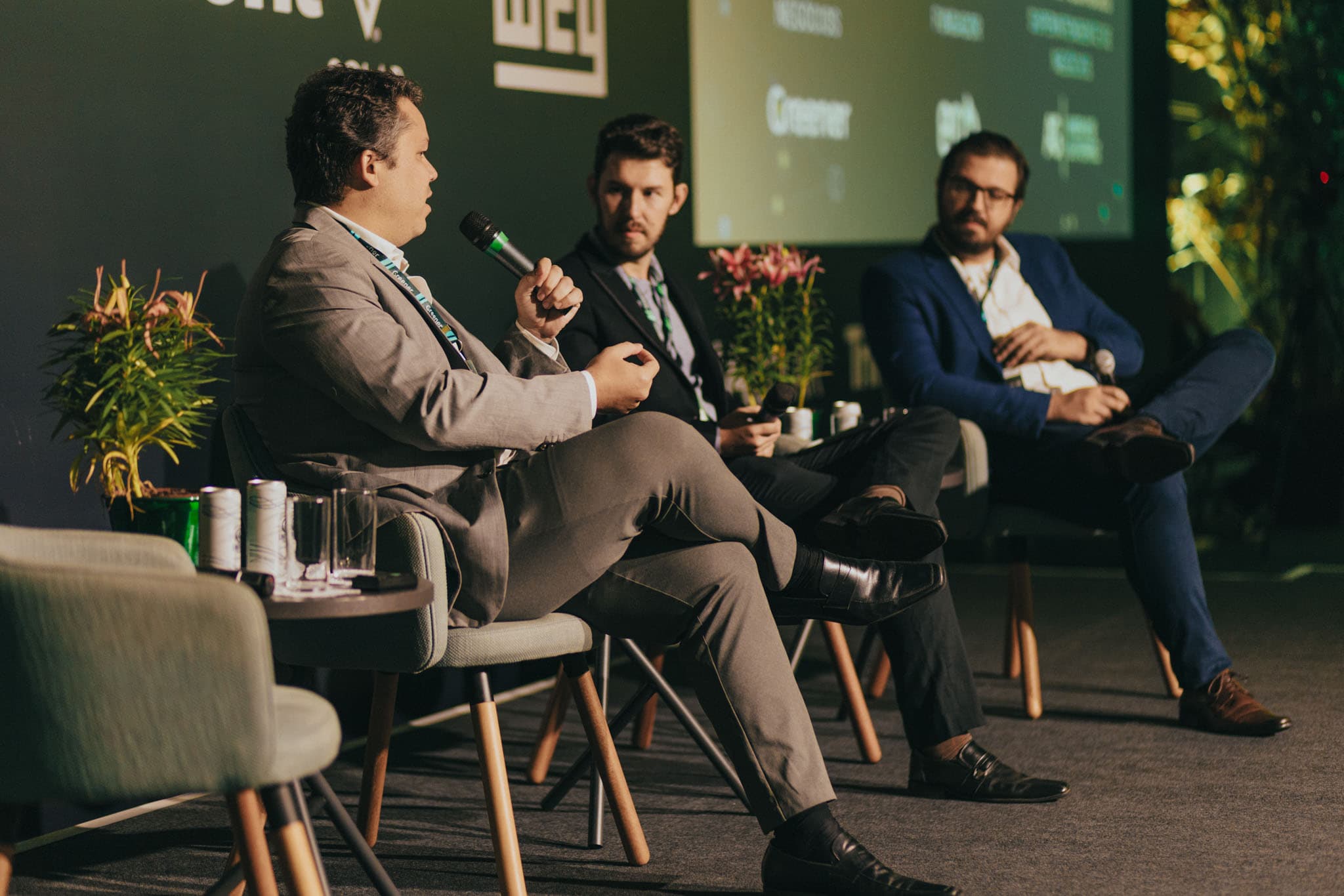 Guy speaking in a conference